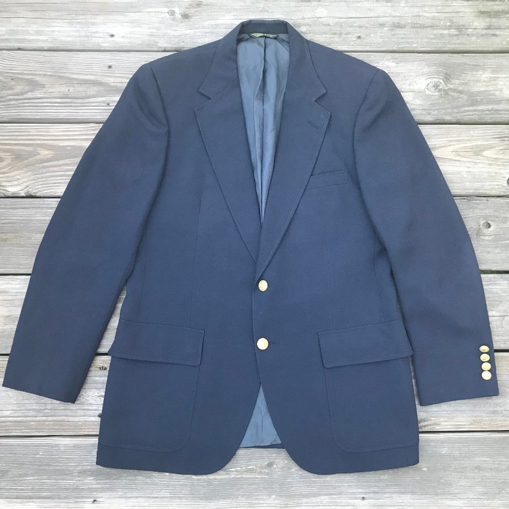 Racquet Club Me Blazer Two Button Style Sport Coat